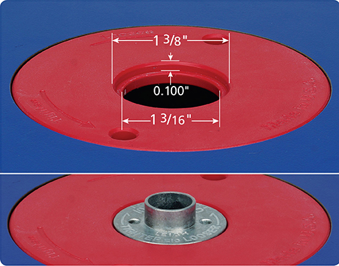 Router table insert plate