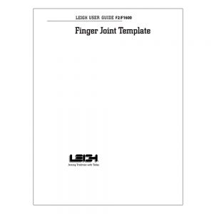 F24 - Box/Finger Joint Template for 24 Super Jigs - Leigh