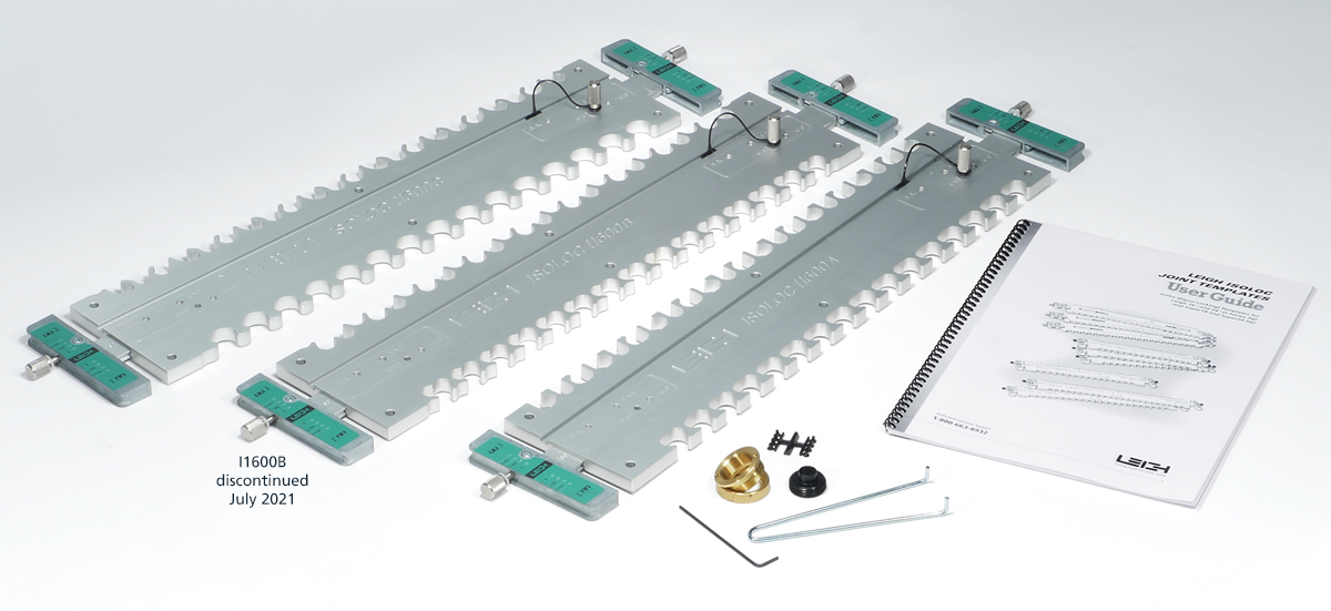 I1600A - Isoloc Template for D1600 Jigs (Key & Mirror Key) - Leigh