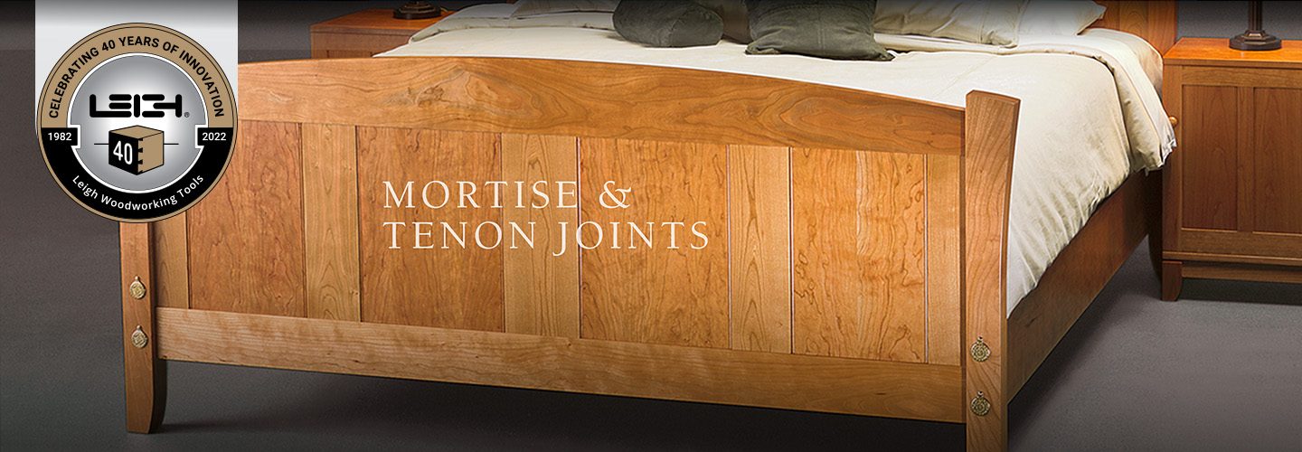 Shaker style bed with mortise & tenon joints