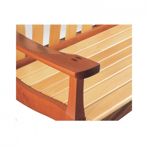 MT Garden bench armrest CC 28x28 72