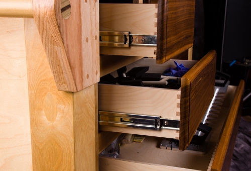 Workbench Box Joint drawers, Al Callanta USA